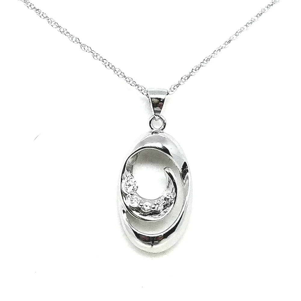 925 SS CZ Pendant